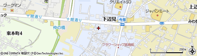茨城県古河市下辺見2193周辺の地図