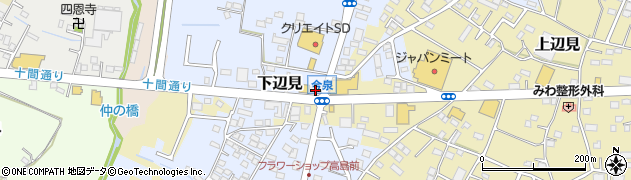 茨城県古河市下辺見2181周辺の地図