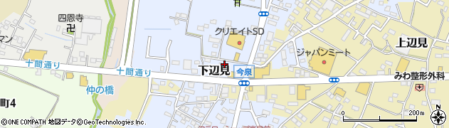 茨城県古河市下辺見2183周辺の地図