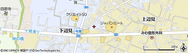 茨城県古河市下辺見2176周辺の地図
