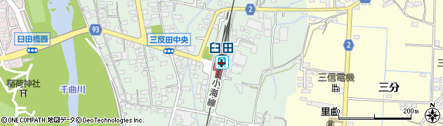 長野県佐久市周辺の地図