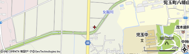埼玉県本庄市児玉町金屋1345周辺の地図