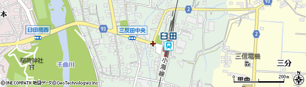 臼田駅前周辺の地図