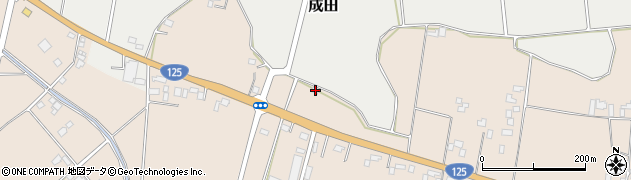 香文周辺の地図