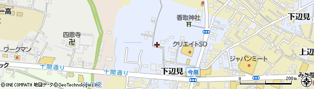 茨城県古河市下辺見2255周辺の地図