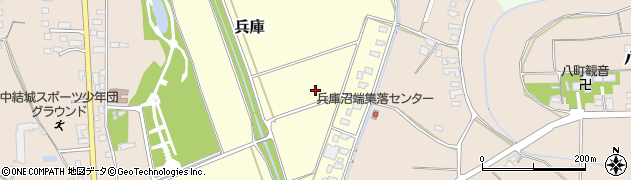 茨城県八千代町（結城郡）兵庫周辺の地図