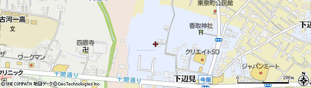 茨城県古河市下辺見2260周辺の地図