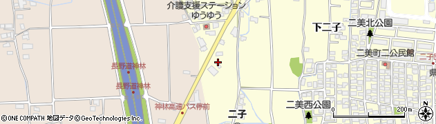 松本空港線周辺の地図