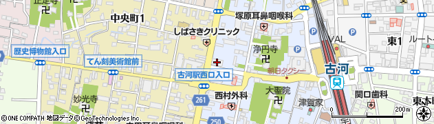 常陽銀行古河支店 ＡＴＭ周辺の地図