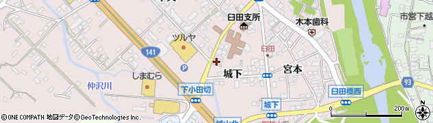 しんきん　臼田支店周辺の地図