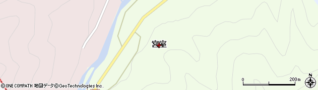 群馬県下仁田町（甘楽郡）宮室周辺の地図