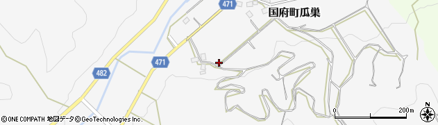 岐阜県高山市国府町瓜巣106周辺の地図