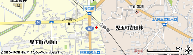 埼玉県本庄市児玉町八幡山216周辺の地図