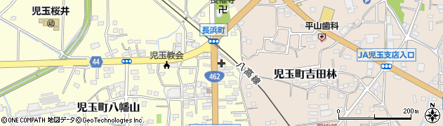埼玉県本庄市児玉町八幡山221周辺の地図