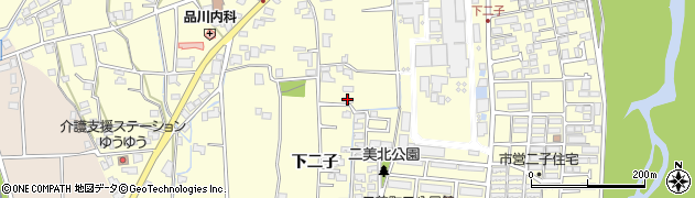 長野県松本市笹賀（二美町）周辺の地図