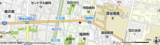 ジブラルタ生命保険株式会社　熊谷支社深谷第一・第二営業所周辺の地図