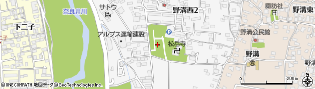 長野県松本市野溝西周辺の地図