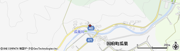 岐阜県高山市国府町瓜巣164周辺の地図