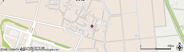 埼玉県熊谷市西城周辺の地図