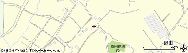 茨城県小美玉市野田751周辺の地図