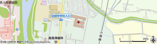 臼田公民館周辺の地図