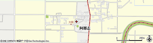 埼玉県児玉郡美里町阿那志1887周辺の地図