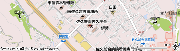 臼田警部交番周辺の地図