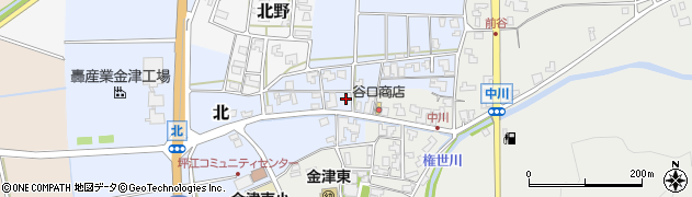 福井県あわら市北周辺の地図