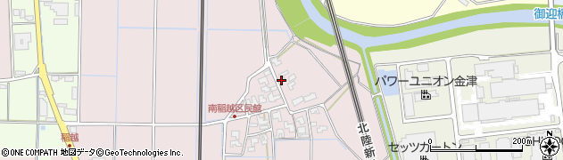 福井県あわら市稲越34周辺の地図