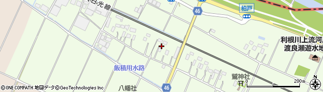 埼玉県加須市柏戸696周辺の地図