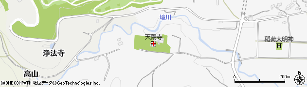 天陽寺周辺の地図