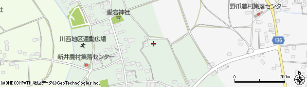 茨城県八千代町（結城郡）新井周辺の地図