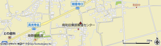 長野県松本市和田南和田3429周辺の地図