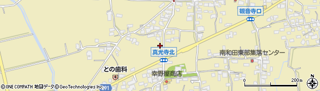 長野県松本市和田殿2597周辺の地図