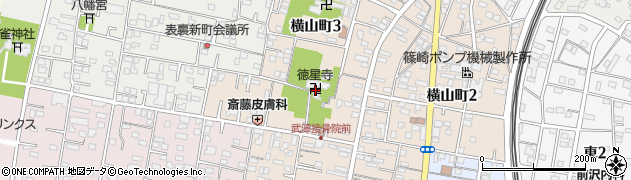徳星寺周辺の地図