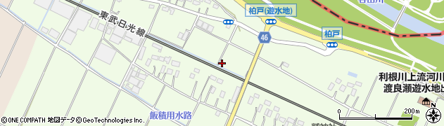 埼玉県加須市柏戸691周辺の地図