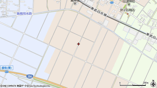 〒349-1202 埼玉県加須市小野袋の地図