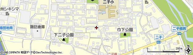 長野県松本市笹賀（下二子）周辺の地図