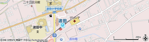 波田西口薬局周辺の地図