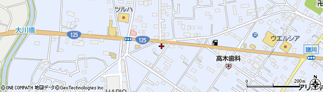 やきとりの扇屋 古河諸川店周辺の地図