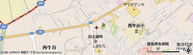 茨城県古河市西牛谷1201周辺の地図