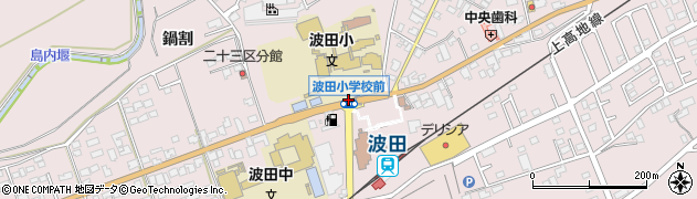 役場前周辺の地図