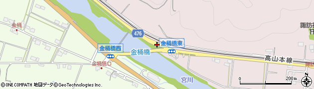 金桶橋周辺の地図