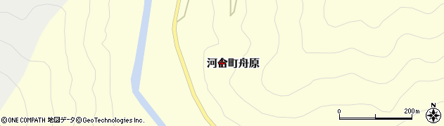 岐阜県飛騨市河合町舟原周辺の地図