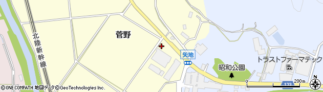 ローソン金津菅野店周辺の地図