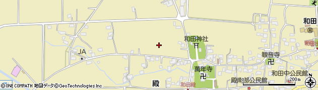 長野県松本市和田殿周辺の地図
