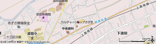 グループホームエフビー波田周辺の地図