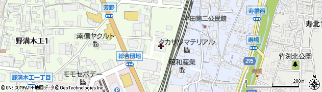 ハシバテクノス株式会社　松本事業所周辺の地図