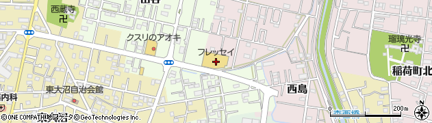 フレッセイ田谷店周辺の地図