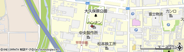 株式会社ハンナン　松本工場周辺の地図